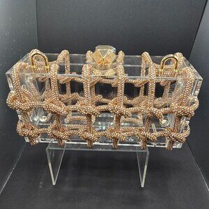 Rose Gold Evening Clutch